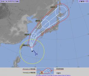 2019年、台風気象情報、台風第17号：広島県 by くるみさん