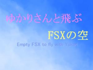 ゆかりさんと飛ぶFSXの空 by くるみさん